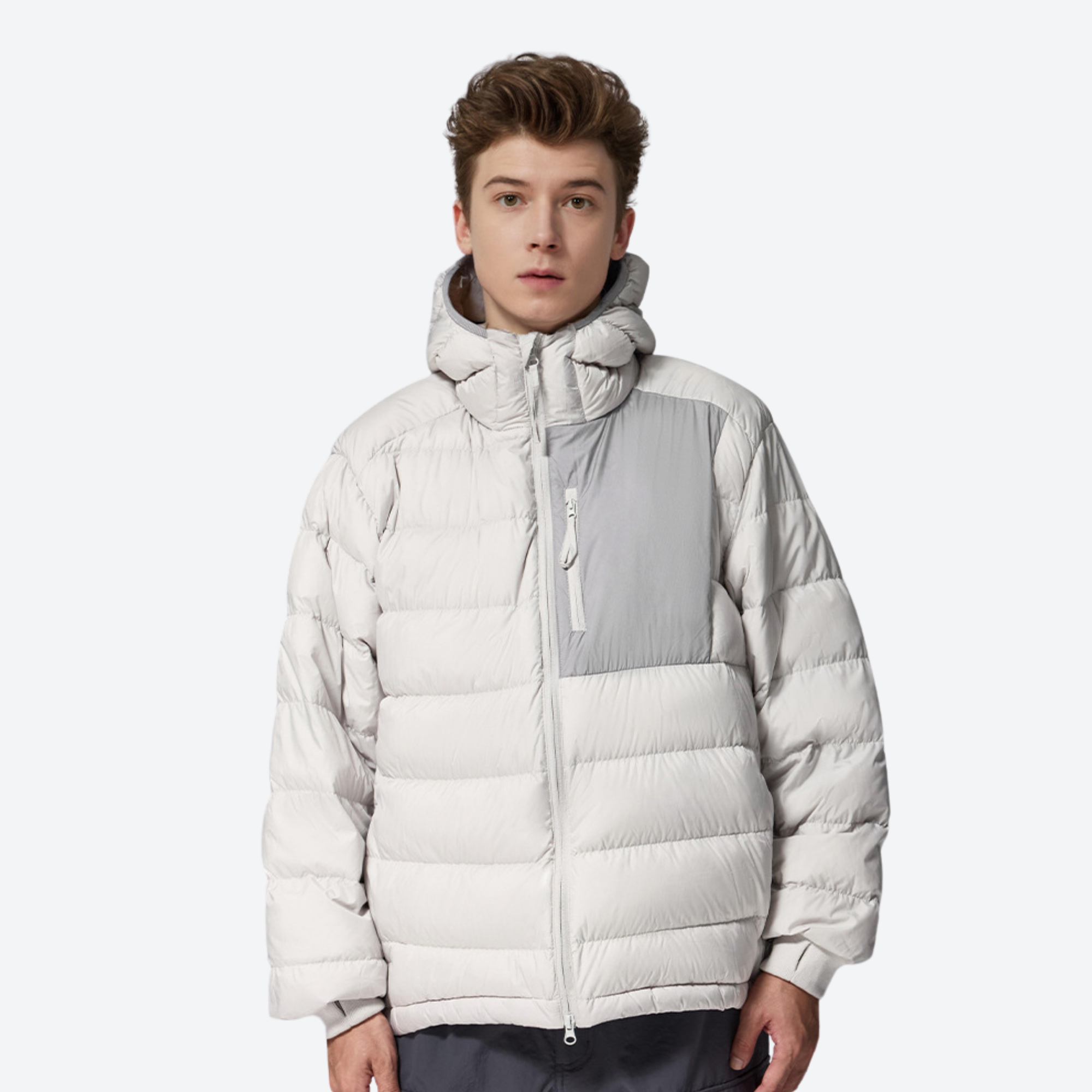 Pherolex Chaquetas de plumón para hombre Ultra compactable y con - Main Image