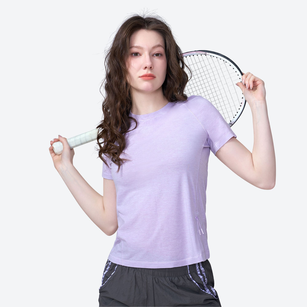 Hurtigtørrende baselayer-top i merinould – Dame
