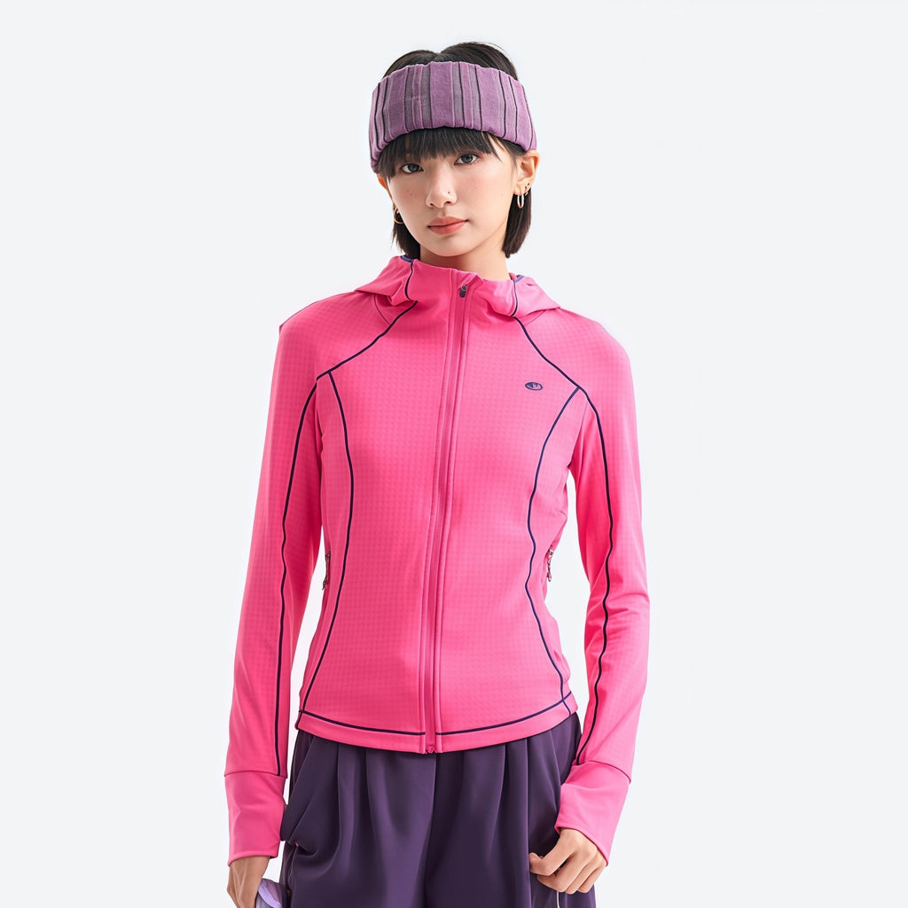 Jachetă Solară Slim Fit pentru Femei Aerie – UPF50+, Antibacterian 7A