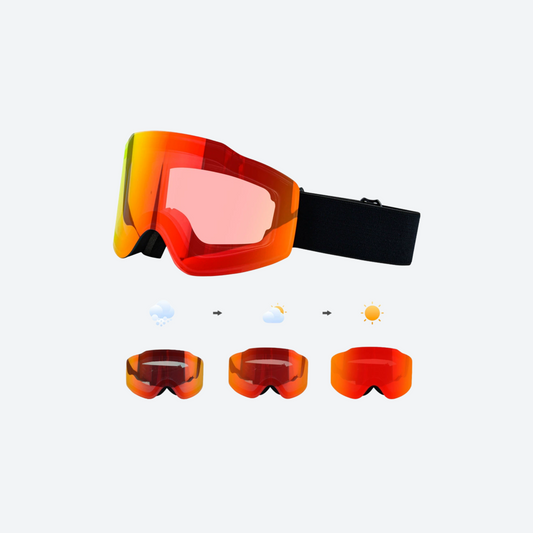 Aurora Photochromic Mag-Tech Cylindrical Goggles