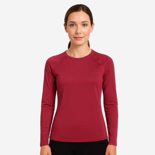Breeze Women's 100% Merino Wool Base Layer Top
